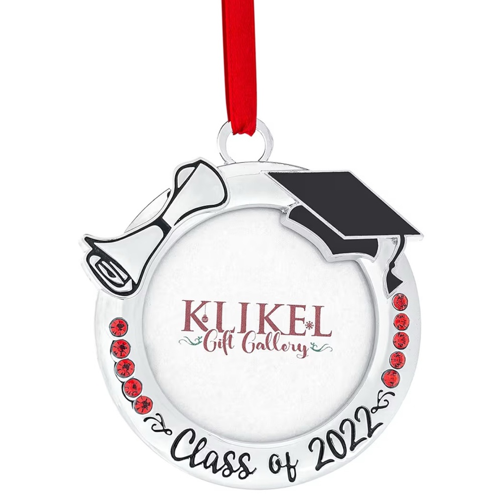 Class of 2022 Graduation Ornament - Red and Black